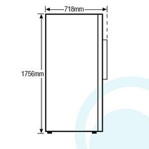 LG GC-L227FNSL 590L Side by Side Fridge hero image