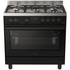 Haier 90cm 300 Series Gas Freestanding Cooker Black HOR90S8MBX2 image NaN