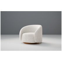 Kalona Finn Swivel Lounge Chair Oatmeal FINN08FBLG1602601 hero image