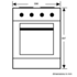 Chef CVE612SA 60cm Electric Built-In Oven image NaN