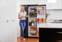Samsung 635L Side by Side Non-plumbed Fridge SRS673DMB hero image
