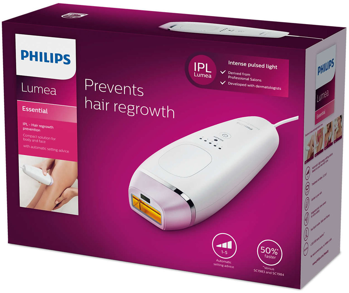 Lumea Essential Maquina Philips Laser Depilación Definitiva