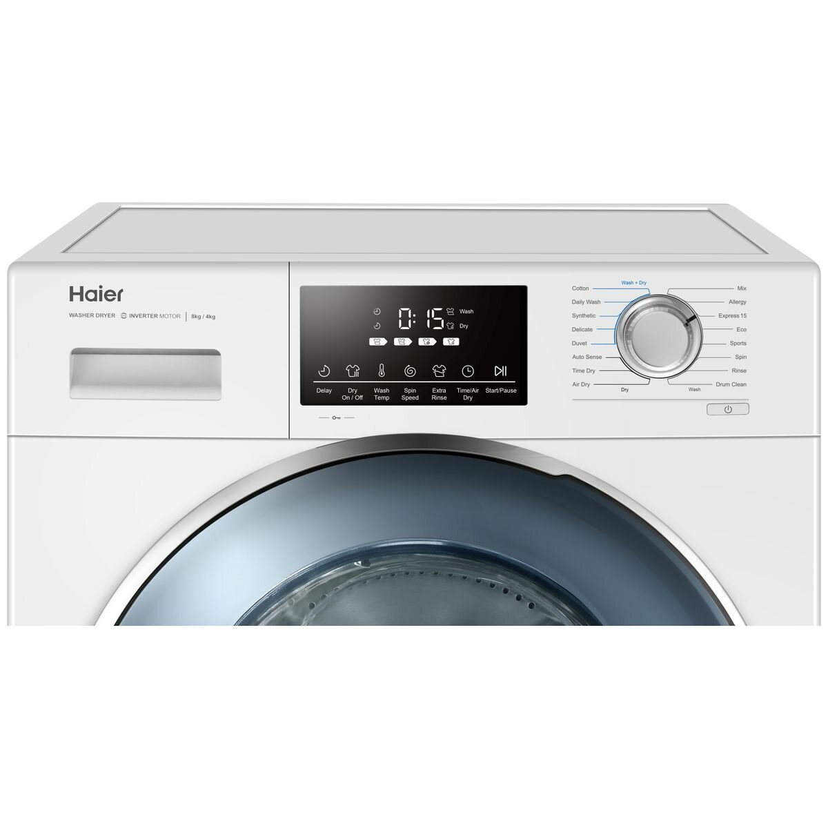 Haier washing machine store and dryer combo