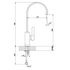 Oliveri KT0425B Krio Goose Neck Mixer Tap image NaN