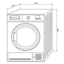 Euromaid 7kg Heat Pump Dryer Dark Grey EHPD700G hero image