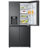 LG 506L French Door Fridge with Slim In-Door Ice and Water Dispenser Matte Black GF-L500MBL image NaN