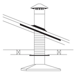 Abey RHVS6 Vertical Steel Roof Ducting Kit 150mm hero image