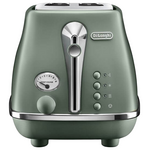 DeLonghi Icona Capitals 2 Slice Toaster Vienna Green CTOC2003MG hero image