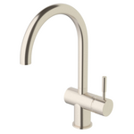 Sussex Taps Voda Sink Mixer Curved Brushed Nickel VSMC-08 hero image