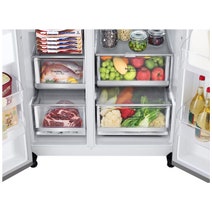 LG 655L Side by Side Fridge Stainless Steel GS-B600PL hero image