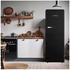 Linarie 328L Single Door Retro Larder Fridge Black LK335LBLACK image NaN