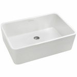 Turner Hastings Galdor 60 x 41 Fine Fireclay Single Bowl Butler Sink Gloss White HG6040 hero image