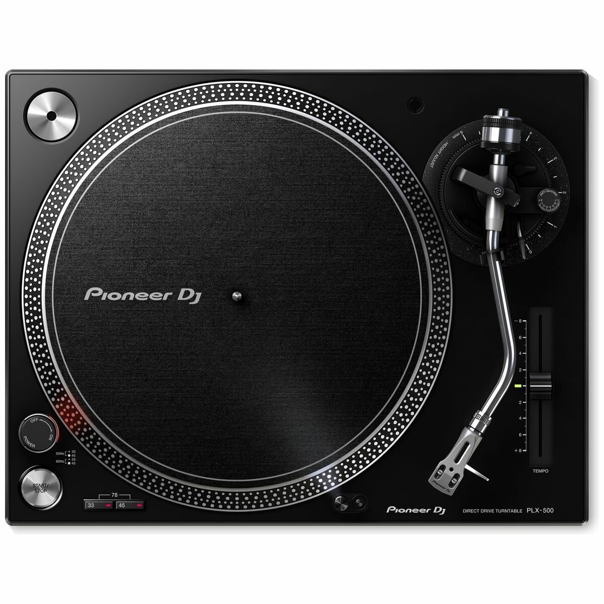 Pioneer DJ PLX-500 Direct Drive Turntable Black PDJ-PLX-500-BK 