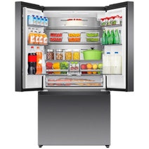 Hisense 634L French Door Fridge with Plumbed Water Dark Stainless Steel HRFD634BW hero image