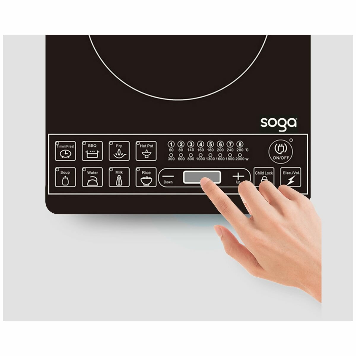 SOGA Portable Induction Cooktop SG ELECCT Appliances Online