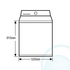 Haier HWMP55-918 5.5kg Top Load Washing Machine image NaN