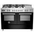 Bertazzoni 120cm Professional Series Freestanding Dual Fuel Oven/Stove PRO1206GMFEDNET image NaN