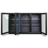 Husky 280L Eco Triple Door Bar Fridge Black C3HECO840BKAU image NaN