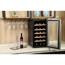 LeCavist 18 Bottle Single Zone Wine Fridge LCCV18B hero image