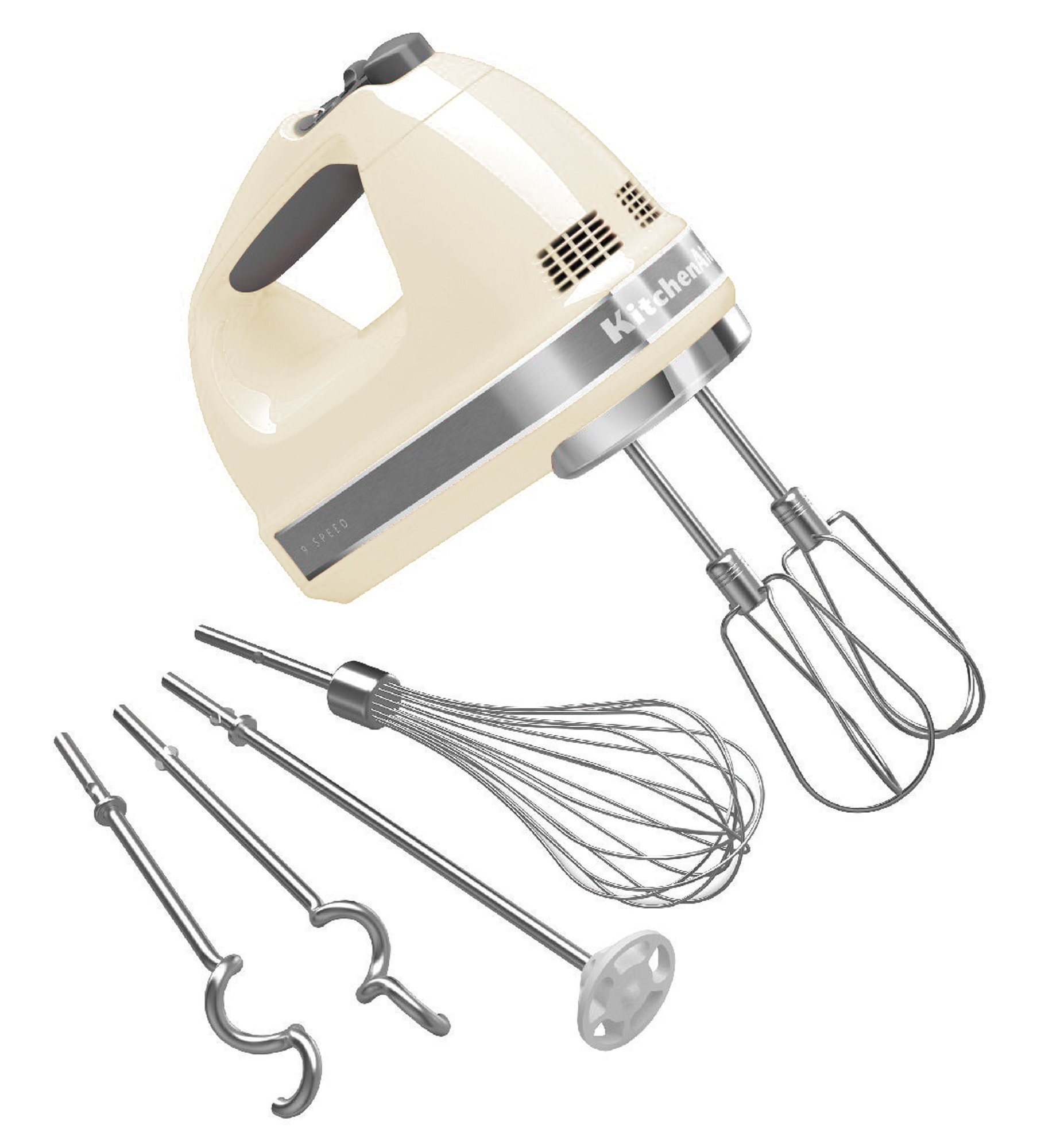 KitchenAid KHM926 Artisan Hand Mixer Almond Cream 93805 hero image
