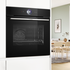 Bosch 60cm Series 8 Black Pyrolytic Oven HBG776MB1A image NaN