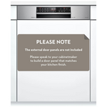 Bosch 60cm Series 6 Semi-Integrated Dishwasher SMI6HCS01A hero image