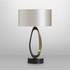 CTO Lighting Stella Table Light - Dove Grey Silk Shade STETAOBZSBDG image NaN