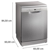 Bosch 60cm Series 2 Freestanding Dishwasher Stainless Steel SMS2ITI02A hero image