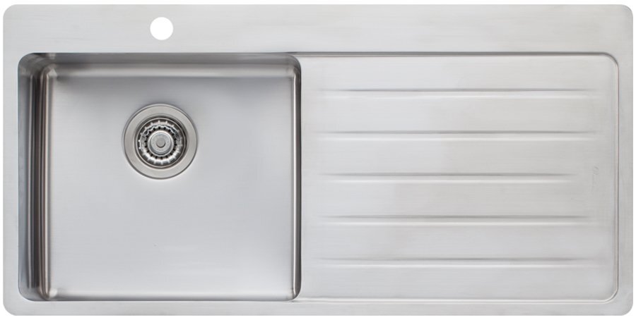 Oliveri SN1021 Sonetto Single Bowl Right Hand Drainer Topmount Sink hero image