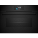 Bosch Series 8 Accentline Built-In Compact Oven with Steam Function Black CSG958DB1 hero image
