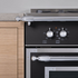 Bertazzoni 90cm Heritage Series Matte Black Dual Fuel Freestanding Oven HER96L1ENET image NaN