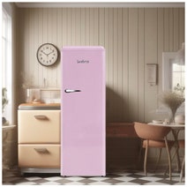 Linarie 328L Single Door Retro Larder Fridge Pink LK335LPINK hero image