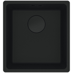 Franke Maris 370mm Single Bowl Undermount Sink - Matte Black MRG110-37MB-B hero image