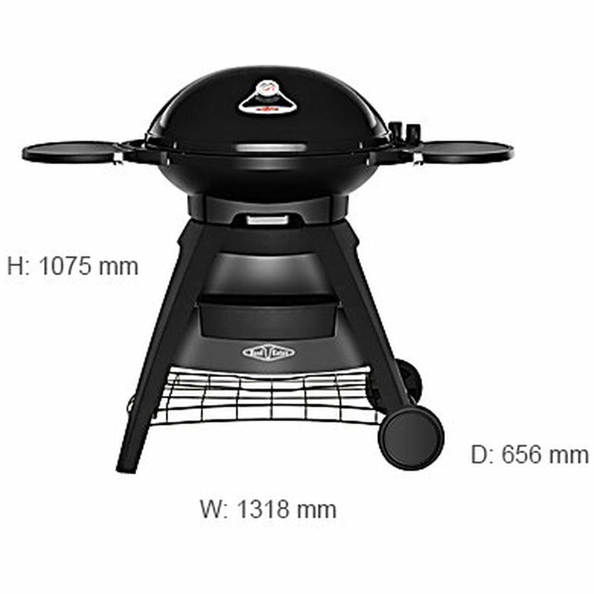 Beefeater Bigg Bugg Black Mobile LPG BBQ BB722BA image 14