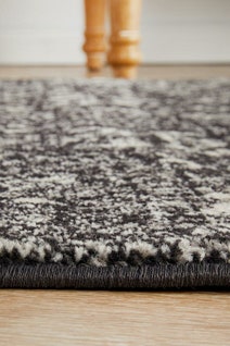 Rug Culture Evoke Large Charcoal Rug 400X80CM - EVO-252-CHAR-400X80 hero image