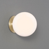 CTO Lighting Mezzo Large Wall Or Ceiling Light - Brass and Opal MEZCWLSBGO image NaN