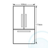 Samsung SRF801GDLS 801L French Door Fridge image NaN