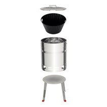 Tramontina Churrasco TCP 400 Stainless Steel Charcoal BBQ 26500006 hero image