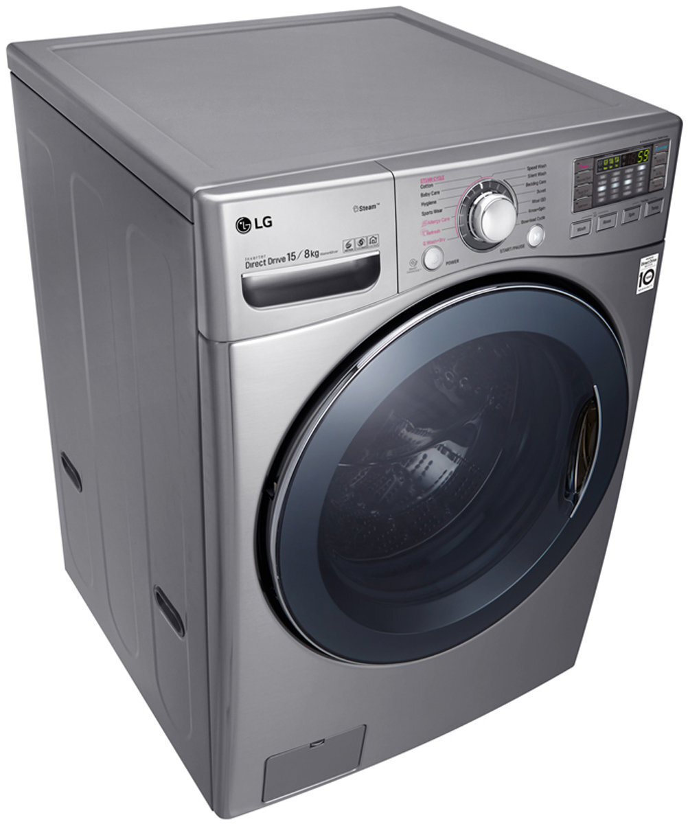 LG 15kg 8kg Washer Dryer Combo with True Steam WDC1215HSVE