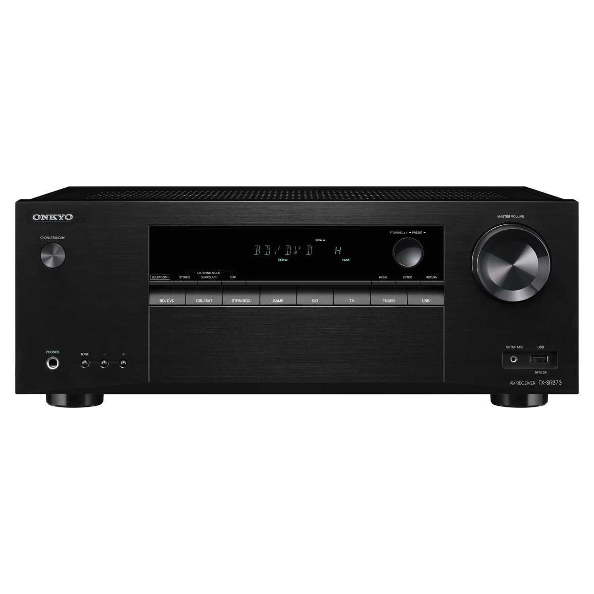 Onkyo TX-SR373B 5.1 Ch AV Receiver Black hero image
