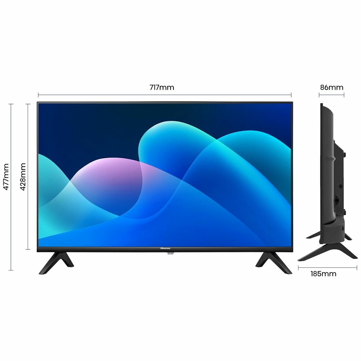 Hisense 32 Inch HD Smart TV 32A4HAU hero image