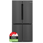 Bosch Series 6 605L French Door Bottom Freezer Black KFN96AXEAA hero image