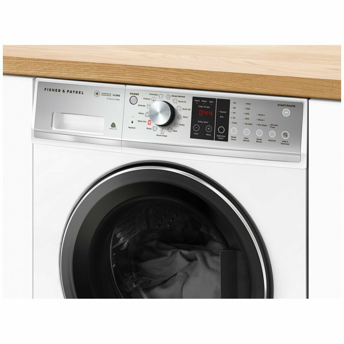 Fisher & Paykel Series Series 5 8.5kg Front Load Washing Machine & 8kg Heat Pump Condenser Dryer WH8560P3DH8060P3 hero image