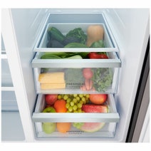 Westinghouse 624L Side by Side Fridge Silver WSE6630SA hero image