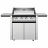 Beefeater 1600 Series SS Four Burner BBQ with Side Burner & Trolley BMG1641SA image NaN