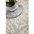 Rug Culture Chrome Medium Silver & Off White Rug 230X160CM - CRO-LYD-SIL-230X160 image NaN