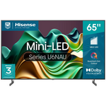 Hisense 65 Inch U6NAU 4K Mini-LED QLED Smart TV 65U6NAU hero image