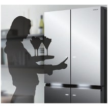 Hitachi 569L French Door Refrigerator Matte White Glass Finish RWB640VT0X-1MGW hero image