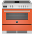 Bertazzoni 90cm Professional Airtec Orange Induction Freestanding Oven with Integrated Downdraft PROCH94I1EART image NaN