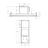 Novy 90cm Mini Pureline Undermount Rangehood Black 1826 image NaN